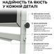 Поворотна двустороння крейдяна магнітна дошка 100&times;75 см (графіт) в світлому каркасі 221-2-604 фото 5