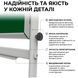 Поворотна двустороння крейдяна магнітна дошка 100&times;150 см (зелена) в світлому каркасі 221-1-608 фото 5