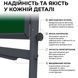 Поворотна двустороння крейдяна магнітна дошка 100&times;150 см (зелена) в темному каркасі 222-1-608 фото 5