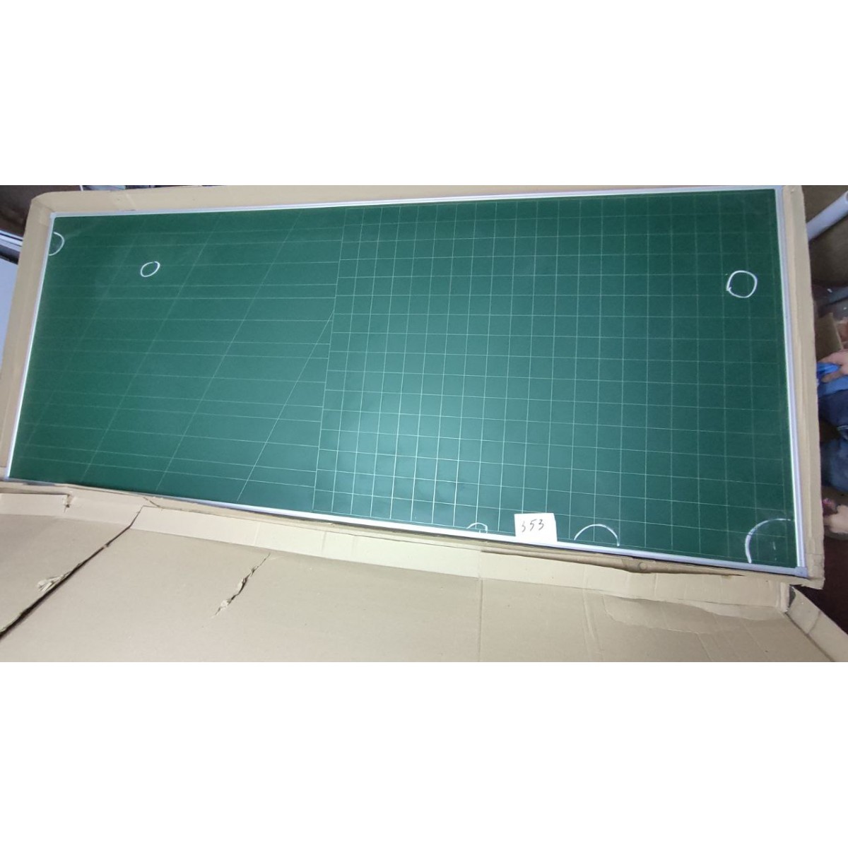 Lot No. 353 Board green 2400x1000 mm Standard with charting